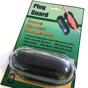 2 pack Tabsco Plug Guard Black Plastic Adjustable Home Garden On-the-Job